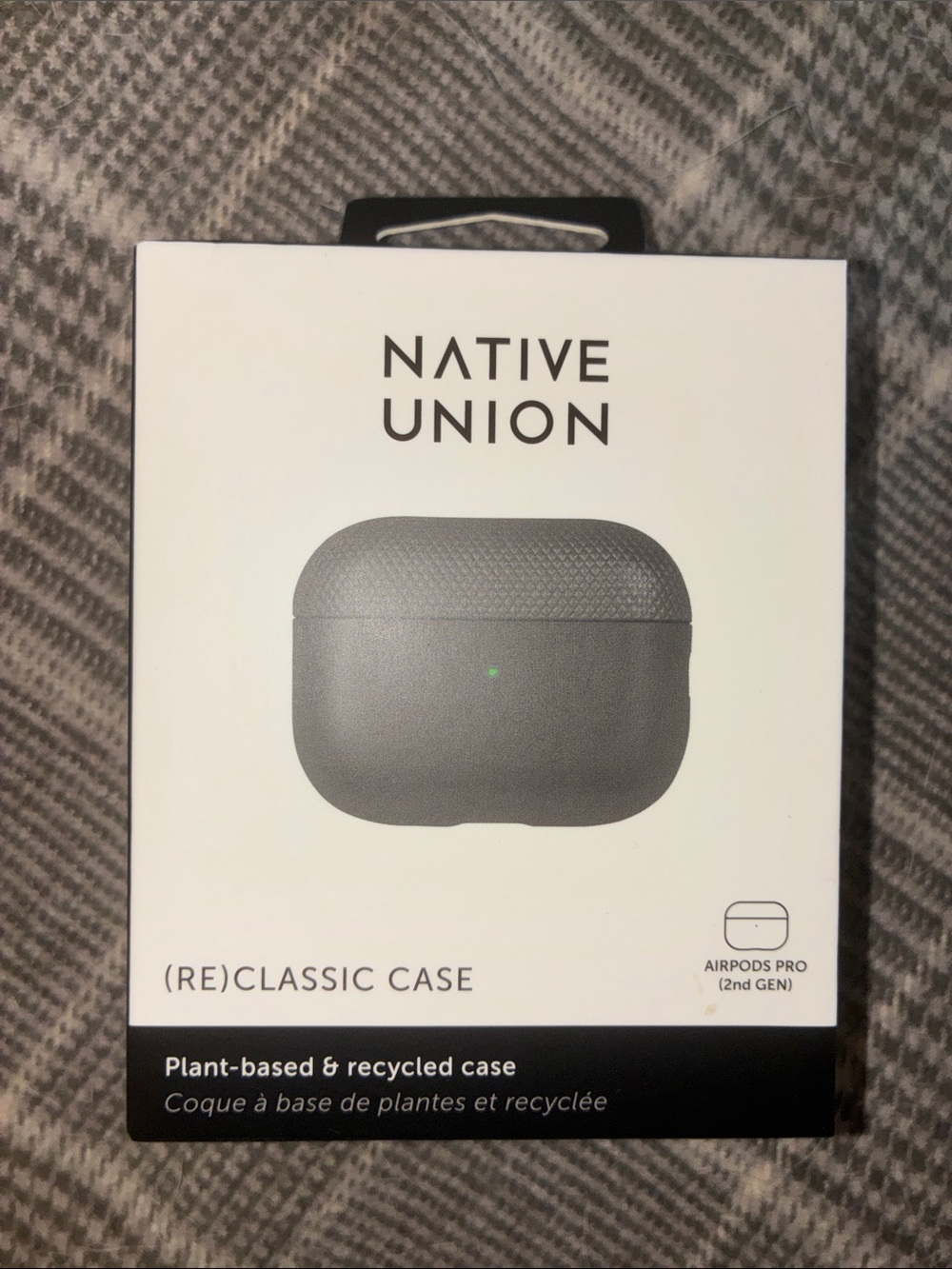 Native Union Gray (Re)Classic Plant-Based AirPods Pro (2nd Gen) Case